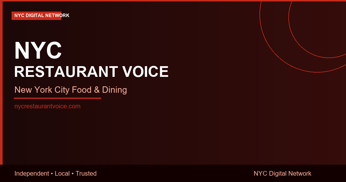 NYC Restaurant Voice